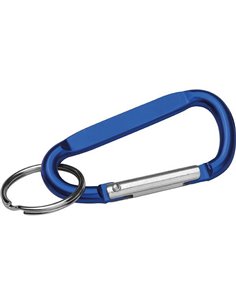 Κρεμαστό μπρελόκ με καραμπίνερ μπλε 6x3x0,5εκ.