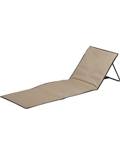 Ξαπλώστρα-ψάθα με προσκέφαλο και ανακλινόμενη πλάτη πτυσσόμενη 160x53x25εκ.