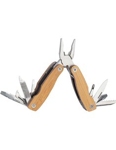 Πολυεργαλείο - σετ επιβίωσης 9 σε 1 από μπαμπού 7,2x3,5x1,8εκ.