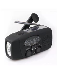 Ραδιόφωνο έκτακτης ανάγκης με ηλιακή φόρτιση