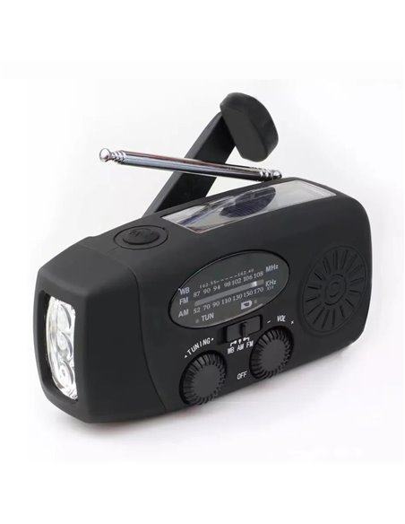 Ραδιόφωνο έκτακτης ανάγκης με ηλιακή φόρτιση