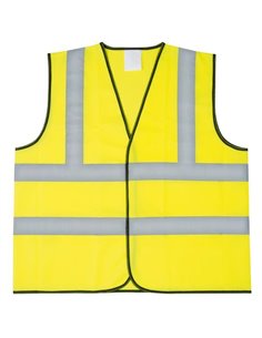 Γιλέκο ασφαλείας ανακλαστικό,  κίτρινο φωσφορούχο