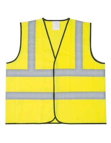 Γιλέκο ασφαλείας ανακλαστικό,  κίτρινο φωσφορούχο