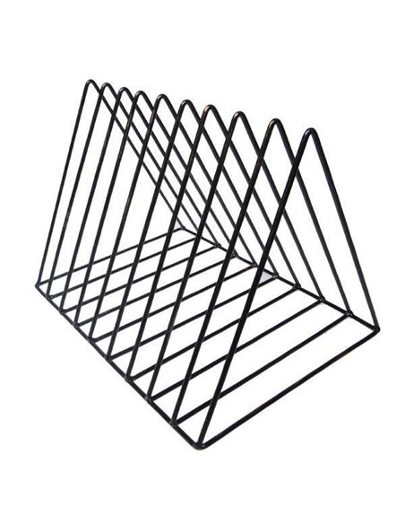 Βάση ταξινόμησης γραφείου μεταλλική μαύρη Υ16x25x20εκ.