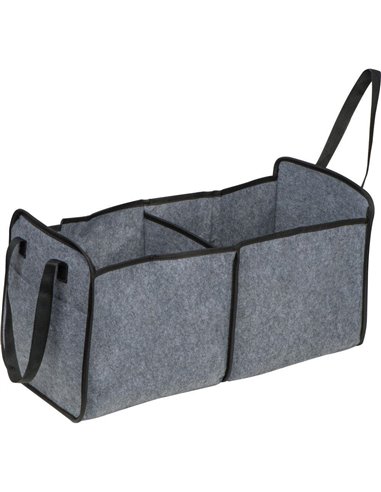 Τσάντα αποθήκευσης πορτμπαγκάζ αυτοκινήτου πτυσσόμενη από τσόχα 59x29x26,-29x26x4εκ. διπλωμένη