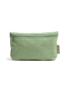 Τσαντάκι με φερμουάρ Υ12x21x3εκ. πράσινο