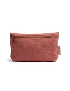 Τσαντάκι με φερμουάρ Υ12x21x3εκ. κόκκινο