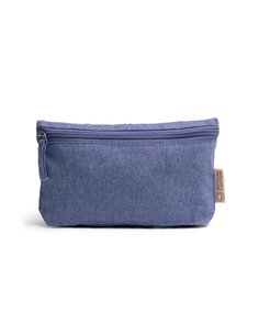Τσαντάκι με φερμουάρ Υ12x21x3εκ. μπλε