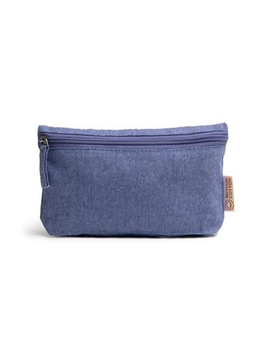 Τσαντάκι με φερμουάρ Υ12x21x3εκ. μπλε