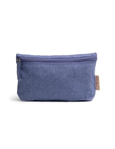 Τσαντάκι με φερμουάρ Υ12x21x3εκ. μπλε