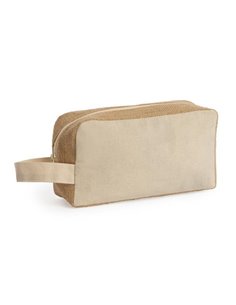 Τσαντάκι - νεσεσέρ Υ11x21x6εκ. από βαμβάκι και γιούτα