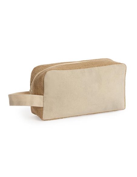 Τσαντάκι - νεσεσέρ Υ11x21x6εκ. από βαμβάκι και γιούτα