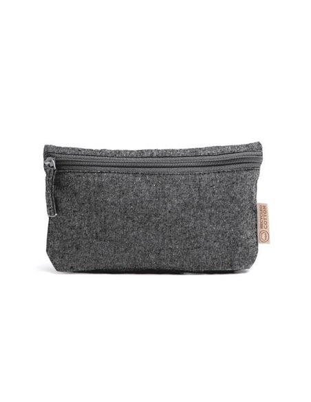 Τσαντάκι με φερμουάρ Υ12x21x3εκ. ανθρακί