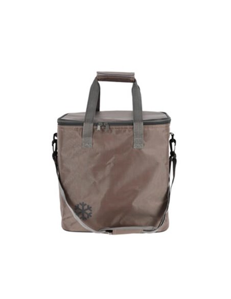 Ισοθερμική τσάντα-ψυγείο καφέ 18l. Υ31x29x21εκ.