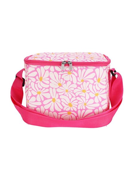 Ισοθερμική τσάντα- ψυγείο 6 λίτρα ροζ Υ19x22,5x17εκ.