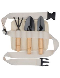 Σετ εργαλείων κήπου σε υφασμάτινη ζώνη 17,5x14,5x2,5εκ.