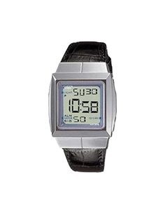 Casio ρολόι ψηφιακό  με δερμάτινο λουράκι