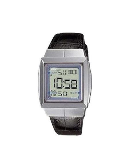 Casio ρολόι ψηφιακό  με δερμάτινο λουράκι