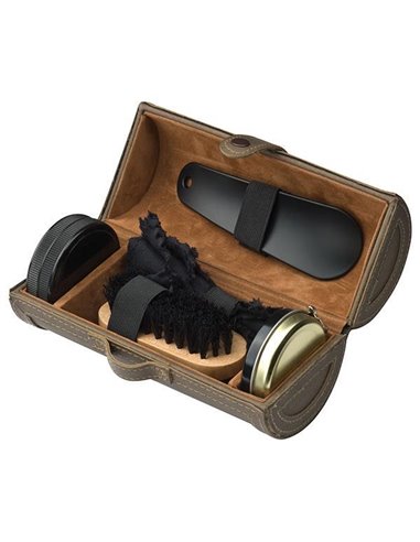 Σετ περιποίησης παπουτσιών vintage Υ16,7xØ7,2εκ.