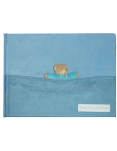 Φώτο άλμπουμ ανάπτυξης μπλε "αρκουδάκι" 20 φύλλα 28x20εκ.