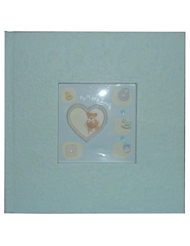 Φώτο άλμπουμ ανοιχτό μπλε "καρδιά" για 120 φωτογρ. 27x27εκ.
