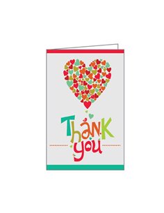 Ευχετήρια κάρτα ευχαριστώ 12x17εκ.