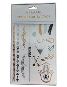 Μεταλλικά τατουάζ "βέλη" 20x15εκ.