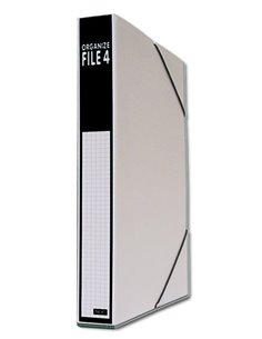 Next κουτί αρχειοθέτησης λευκό μαύρο Υ36x27x4εκ.