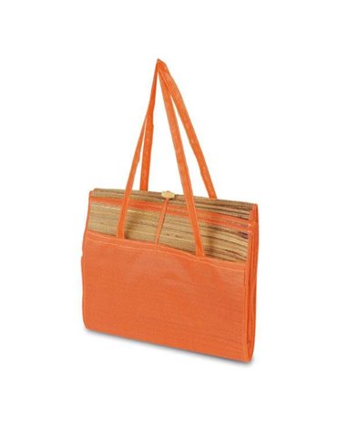 Ψάθα πορτοκαλί σε θήκη 100x170εκ.