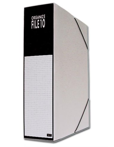 Next κουτί αρχειοθέτησης λευκό μαύρο Υ36x27x10εκ.