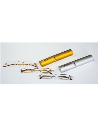 Γυαλιά πρεσβυωπίας σε θήκη αλουμινίου