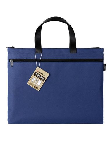 Comix τσάντα εγγράφων, 39x30.5 εκ., μπλε, με δύο θήκες