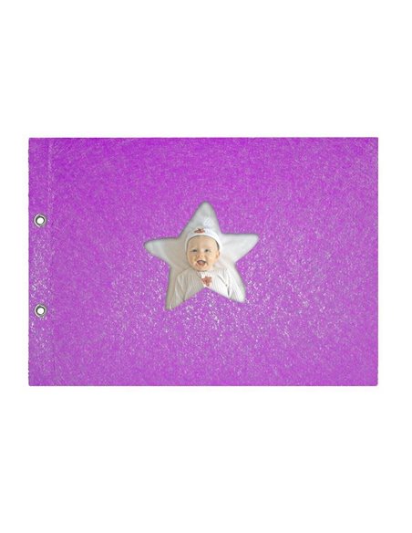 Next βιβλίο ευχών βάπτισης μωβ 31x22εκ.