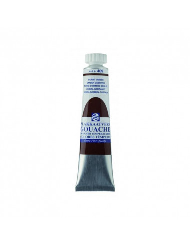 Talens τέμπερες extra fine 409 burnt umber 20ml