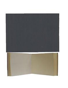 Νext βιβλίο εντυπώσεων γκρι, Α4 landscape, 80 σαμουά φύλλα 120γρ.