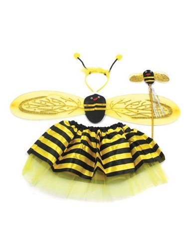 Σετ μελισσούλα με στεκά, ραβδί, φτερά και τουτού