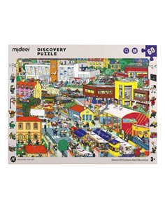 Mideer παζλ Discovery - Πόλη-πολιτισμός 60 τεμαχίων