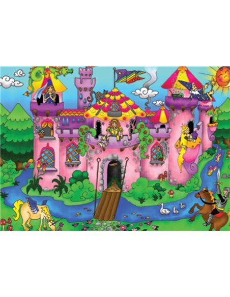 Next παζλ "Το παραμυθένιο κάστρο" 35x50εκ. 48 τεμαχίων