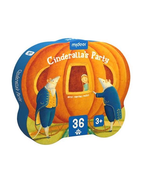 Mideer παζλ "Η Σταχτοπούτα" 36 τεμαχίων