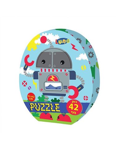 Luna παζλ Ρομποτάκι, 42 τεμ., 42x42εκ.