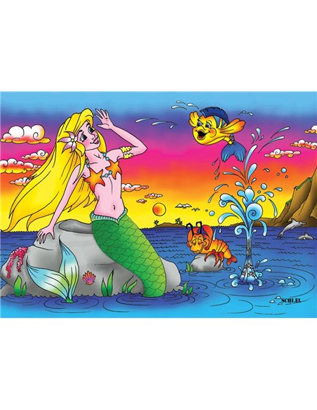 Next παζλ "Η μικρή γοργόνα" 25x35εκ. 30 τεμαχίων