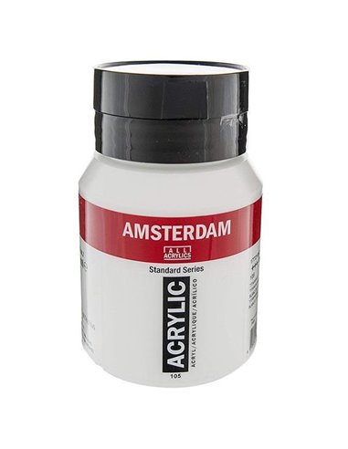 Talens amsterdam ακρυλικό χρώμα 105 titanium white 500ml