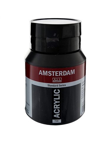 Talens amsterdam ακρυλικό χρώμα 735 oxide black 500ml