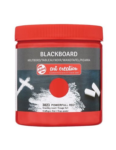 Talens blackboard paint 3023 powerful red, 250 ml