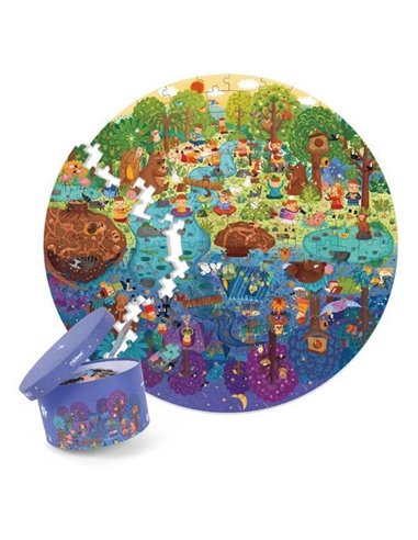 Mideer παζλ με κοπτικό "Μια μέρα στο δάσος" 150 τεμαχίων