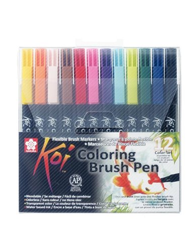 Sakura Koi brush marker σετ 12 τεμ.