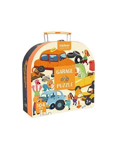 Mideer παζλ σε βαλιτσάκι "My garage" 104 τεμαχίων