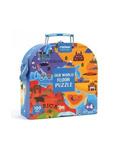 Mideer παζλ σε βαλιτσάκι "Our World" 100 τεμαχίων