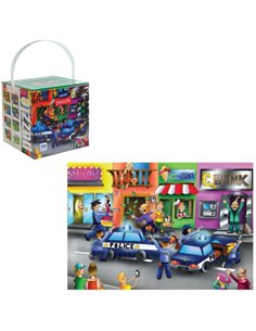 Next πάζλ "Ληστεία στην τράπεζα" 35x50εκ. 100 τεμάχια.