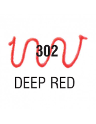 Talens χρώμα decorfin relief paint 302 deep red 20ml